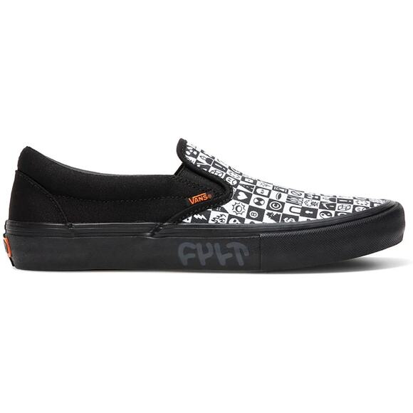Vans x Cult Slip-On Pro BMX in black checkerboard Size US Men 7 main image 8
